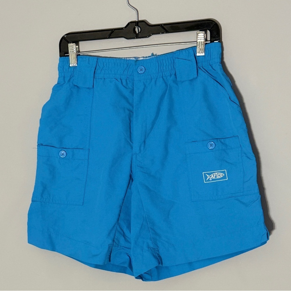 AFTCO Men's Vibrant‎ Blue Cargo Shorts